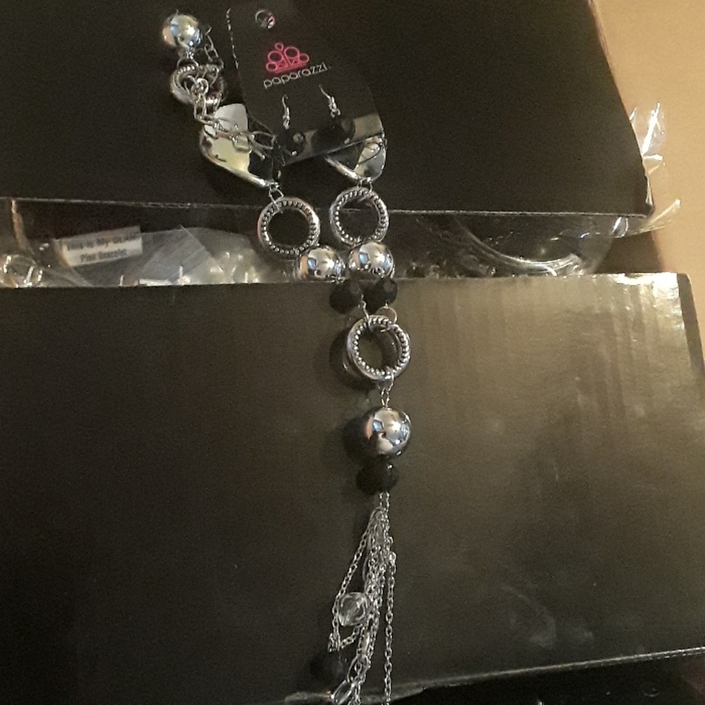 Necklace and earrings
